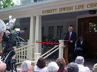 The Everett Jewish Life Center in Chautauqua Dedication